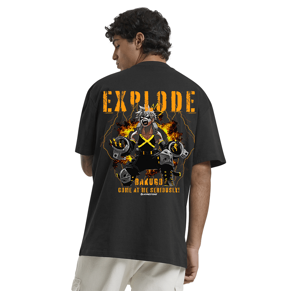 BAKUGO OVERSIZE T-SHIRT - MY HERO ACADEMIA - Hypestore