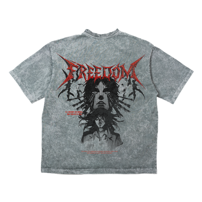 EREN FREEDOM KOSZULKA OVERSIZE - ATTACK ON TITAN