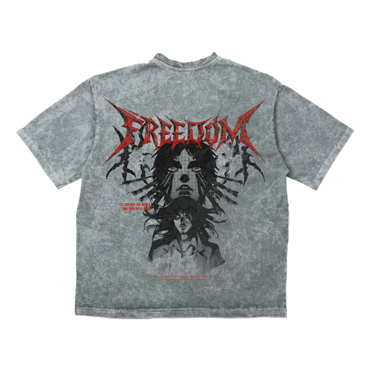 EREN FREEDOM KOSZULKA OVERSIZE - ATTACK ON TITAN