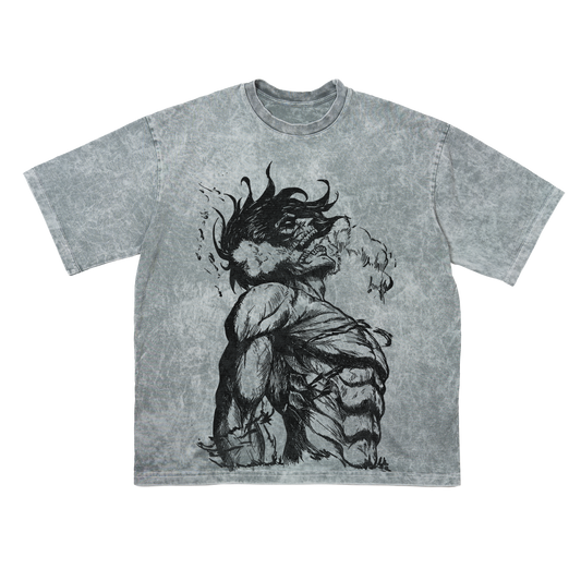 EREN TITAN OVERSIZE KOSZULKA - ATTACK ON TITAN
