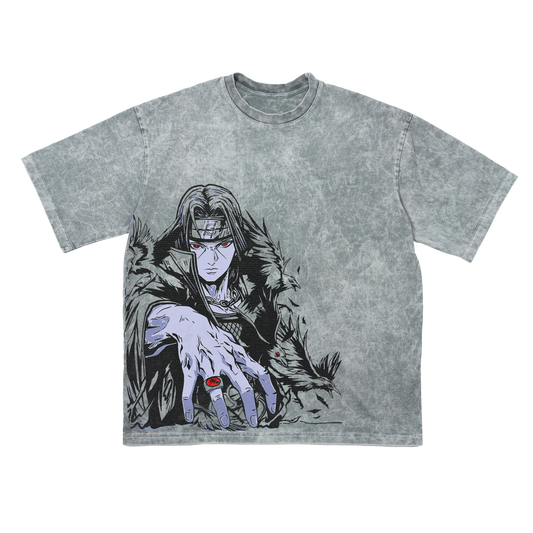 ITACHI GRAY OVERSIZE KOSZULKA - NARUTO