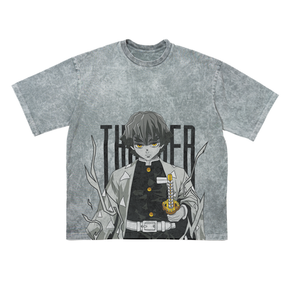 ZENITSU THUNDER KOSZULKA OVERSIZE - DEMON SLAYER