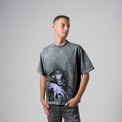 ITACHI GRAY OVERSIZE KOSZULKA - NARUTO