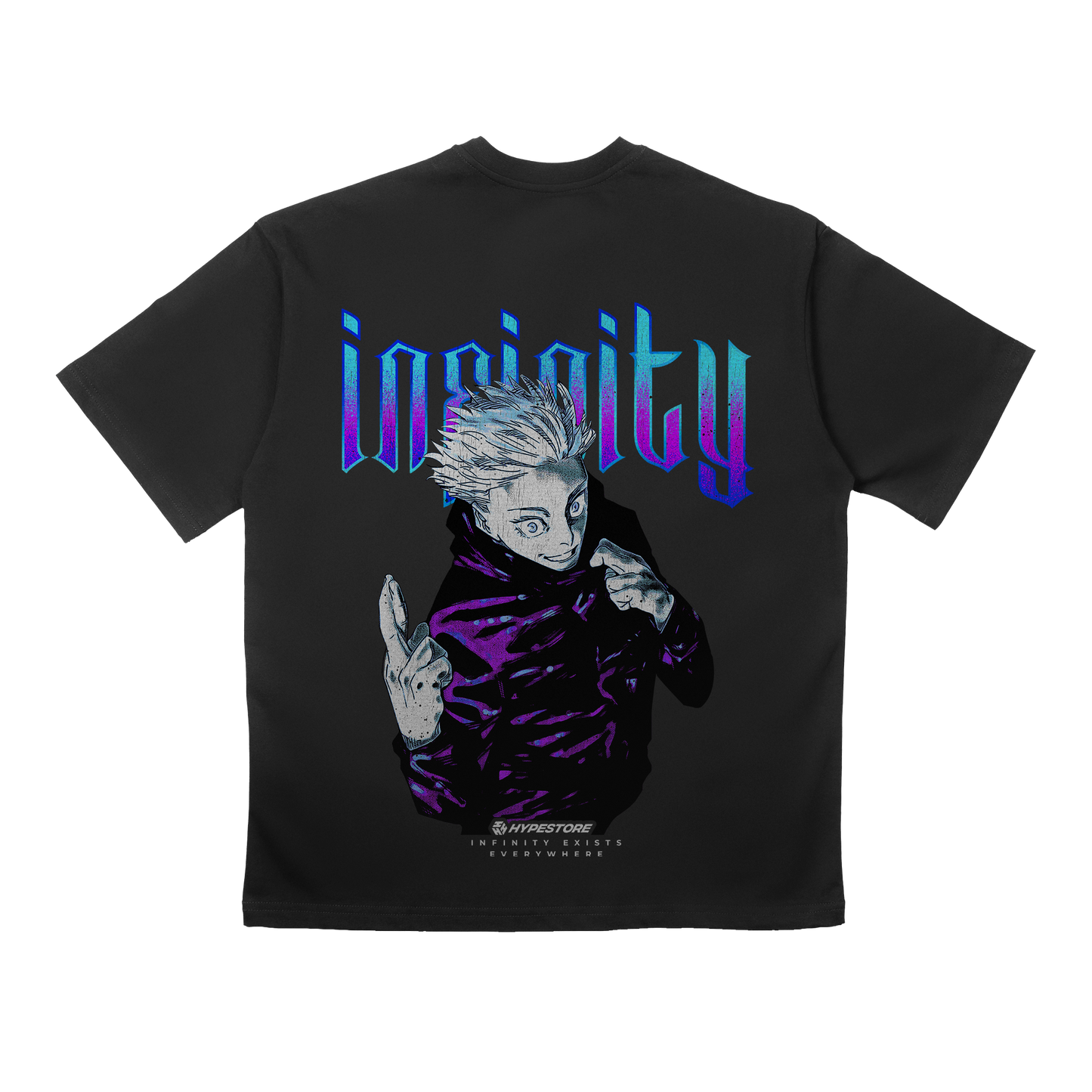GOJO KOSZULKA OVERSIZE - JUJUTSU KAISEN