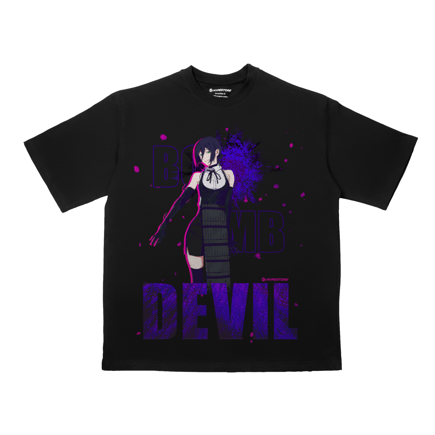 REZE KOSZULKA OVERSIZE - CHAINSAW MAN