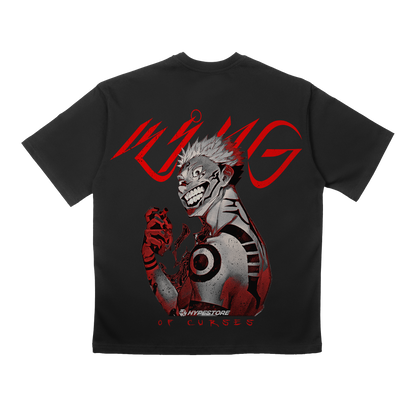 SUKUNA KOSZULKA OVERSIZE - JUJUTSU KAISEN