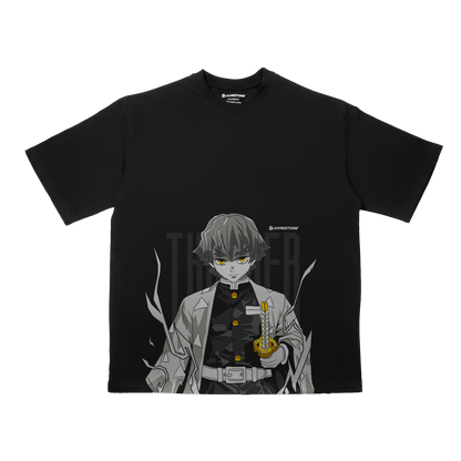 ZENITSU THUNDER KOSZULKA OVERSIZE - DEMON SLAYER